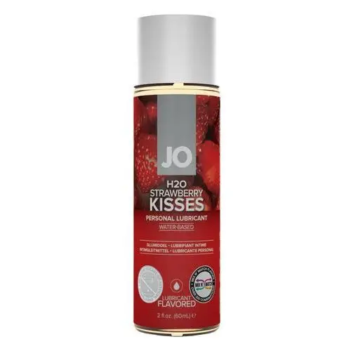 Jo h2o strawberry kiss - lubrykant na bazie wody (60 ml) System jo