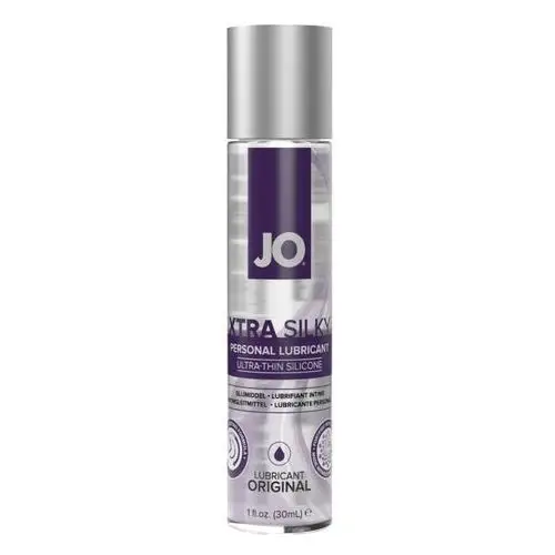 System jo xtra silky - silikonowy lubrykant z witaminą e (30ml)