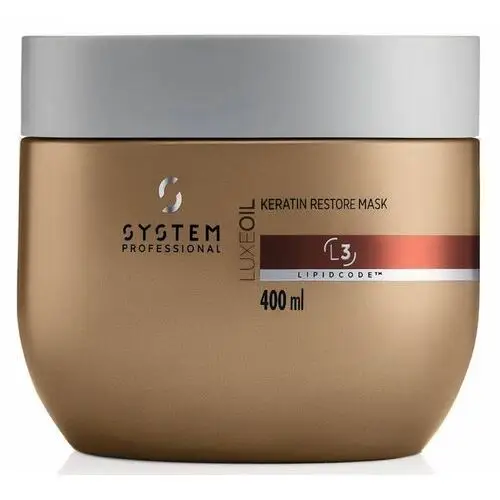 System Professional LuxeOil Keratin Restore Mask odbudowująca maska z keratyną do włosów 200ml