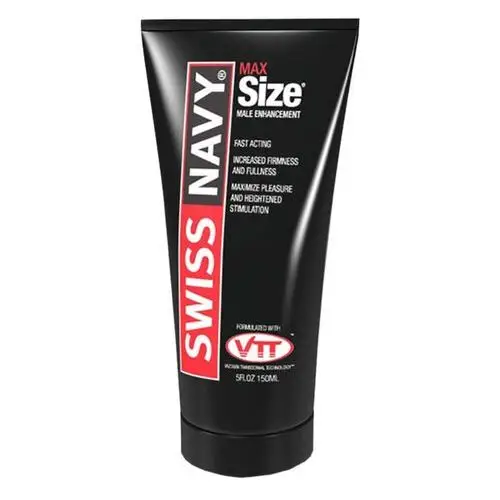 Szwajcarska marynarka wojenna Swiss navy max size - krem stymulujący dla mężczyzn (150ml)