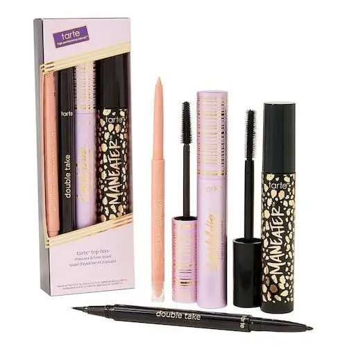 Tarte™ Top Hits Mascara & Liner Quad - Zestaw Tusz do Rzęs i Eyeliner, 733623