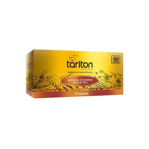 Herbata czarna cinnamon & vanilla w saszetkach 20x2g tartlon Tartlon