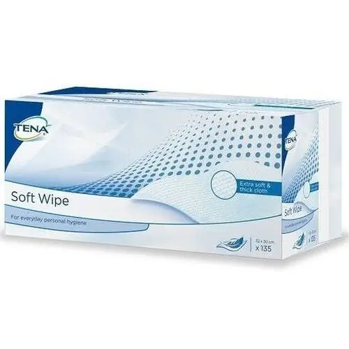 Tena - sca hygiene products Tena soft wipe chusteczki oczyszczające 32x30cm x 135 sztuk