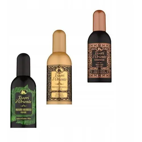 Tesori zestaw perfum: Hammam, Royal Oud, Drzewo Sandałowe 3 x 100 ml