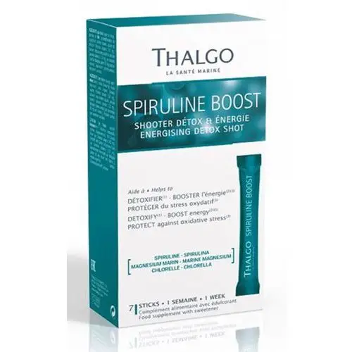 Thalgo spiruline boost energising detox shot detoksykująco-energetyzujący napój ze spiruliną (vt19009)