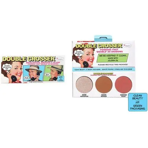 Thebalm double crosser (highlighter, bronzer & blush palette)