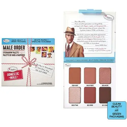 Male order "domestic" eyeshadow palette Thebalm