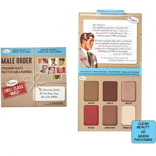 Thebalm male order "first class" eyeshadow palette