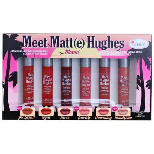 TheBalm Meet Matte Hughes Mini Kit (6 shades) MIAMI