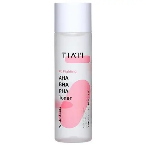 TIAM - AC Fighting AHA BHA PHA Toner, 180ml - tonik z kwasami