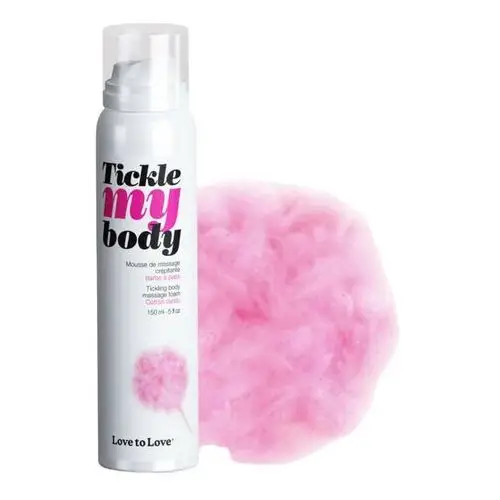 Tickle my body - pianka do masażu - wata cukrowa (150ml)