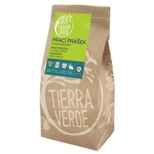 Tierra verde soapnut washing powder for coloured laundry - paper bag 850 g