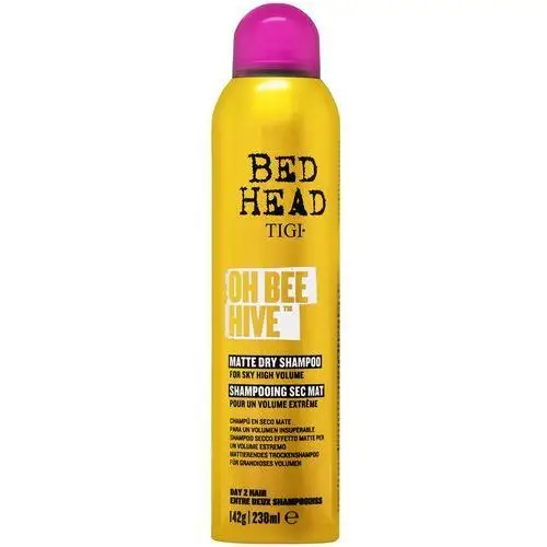 Tigi Bed Head Oh Bee Hive Matte Dry - matujący suchy szampon do każdego rodzaju włosów, 238ml