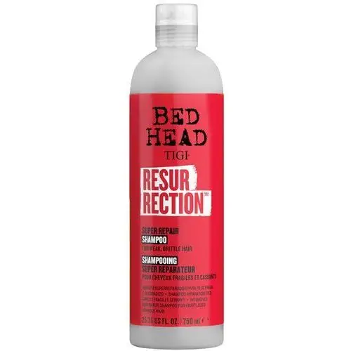 Tigi Bed Head Resurrection Super Repair Shampoo - regenerujący szampon do włosów slabych i łamliwych, 750ml