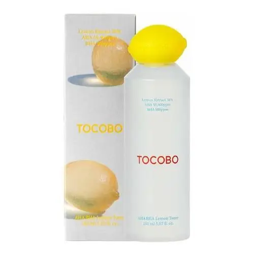 TOCOBO AHA BHA Lemon Toner 150ml - tonik do twarzy o łagodnym działaniu złuszczajacym