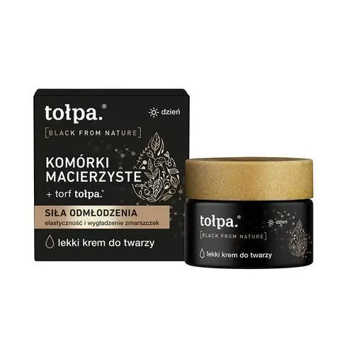 Tołpa. black from nature lekki krem do twarzy, 50 ml