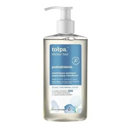 Tołpa dermo hair podrażnienie. nawilżający szampon wspierający mikrobiom 250 ml