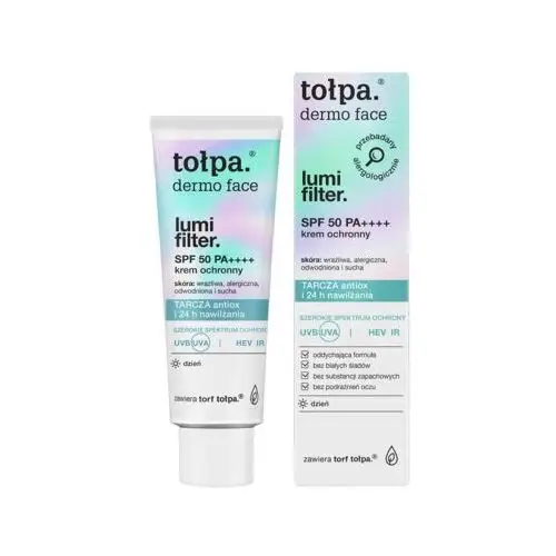 Tołpa. lumi filter. krem ochronny SPF 50 PA++++, 40 ml