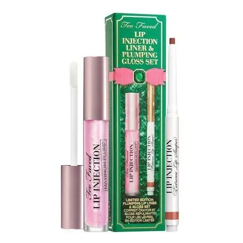 Lip injection liner & plumping gloss - zestaw do makijażu Too faced