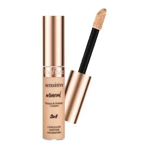 Sensitive Mineral 3in1 Concealer korektor w płynie 3w1 001 12ml Topface,35