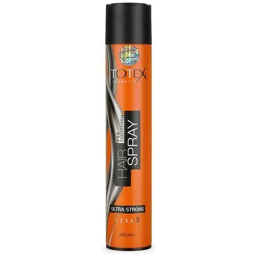 Hair spray ultra strong - bardzo mocny lakier do włosów, 400ml Totex