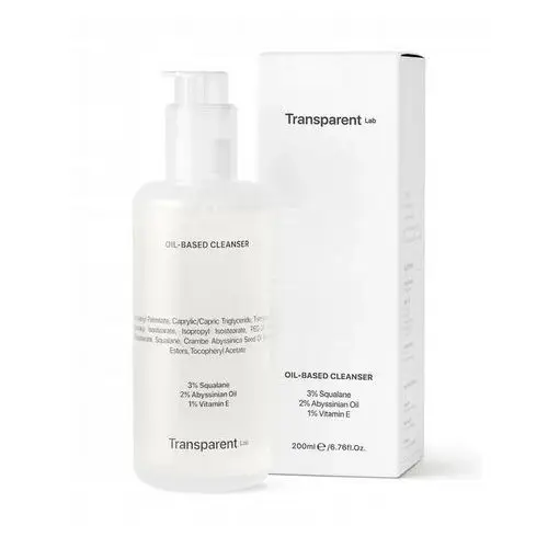 Transparent Lab - Oil Based Cleanser, 200 ml - Olejek do demakijażu