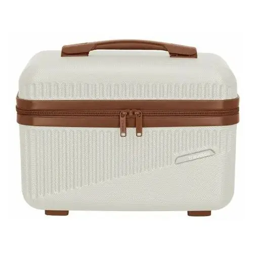 Bali beautycase 36 cm weiss-cognac Travelite