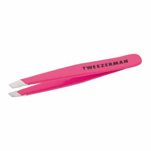 Mini slant tweezer neon pink Tweezerman