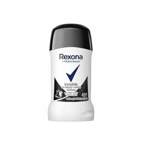 Rexona motion sense woman dezodorant w sztyfcie invisible black & white 40ml Unilever