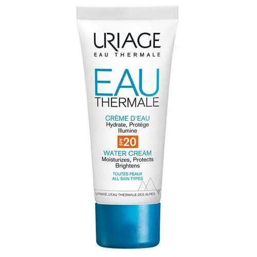 Eau thermale water cream lekki krem nawilżający spf20 40ml Uriage