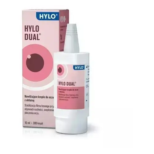 Ursapharm Hylo dual nawilżające krople do oczu z ektoiną 10ml