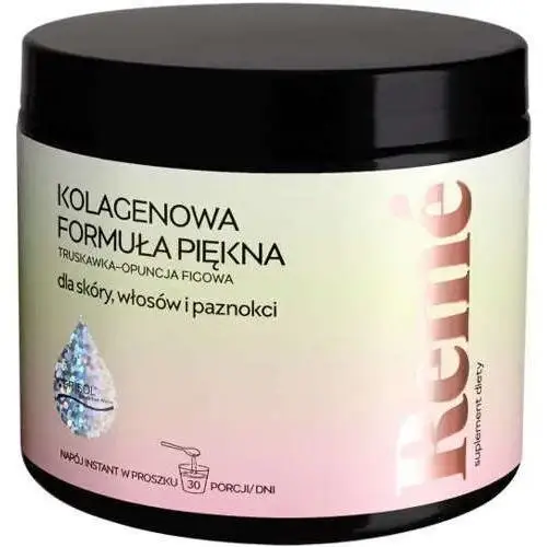 Reme kolagenowa formuła piękna truskawka-opuncja figowa proszek 150g Usp zdrowie