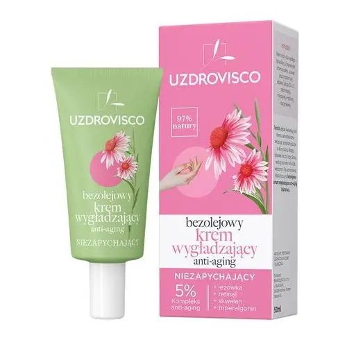 Krem wygładzający Anti-Aging 50 ml Uzdrovisco Bezolejowa,39