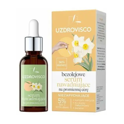 Serum nawadniające na promienną cerę 30 ml Uzdrovisco Bezolejowa