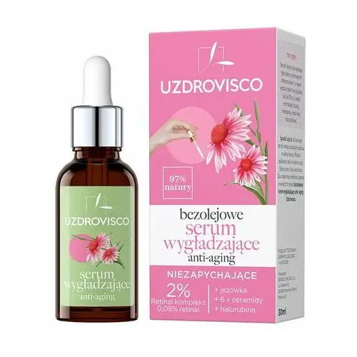 Serum wygładzające Anti-Aging 30 ml Uzdrovisco Bezolejowa,38