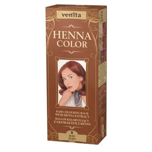 Balsam koloryzujący z ekstraktem z henny 8 Rubin Venita