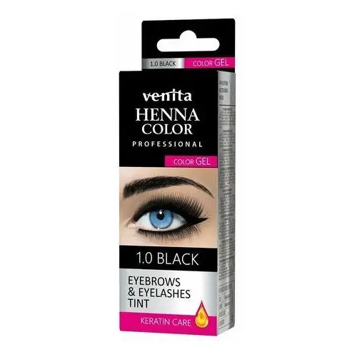 Henna Color Gel żelowa farba do brwi i rzęs 1.0 Black