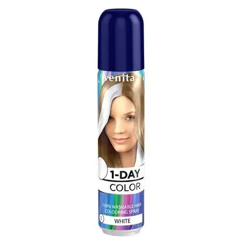 Koloryzujący spray do włosów Biały Venita,47