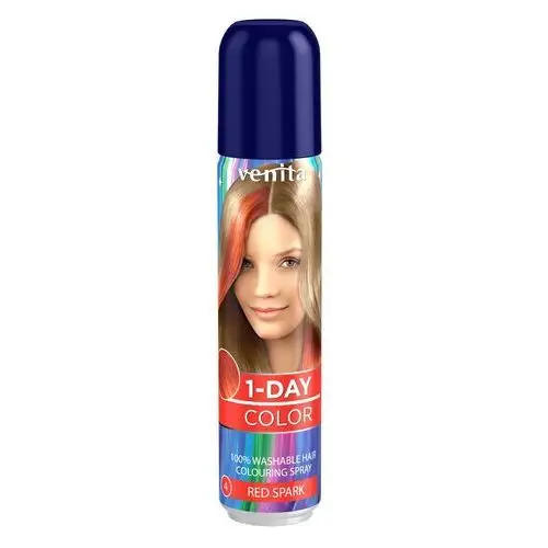 Venita Koloryzujący spray do włosów czerwona iskra
