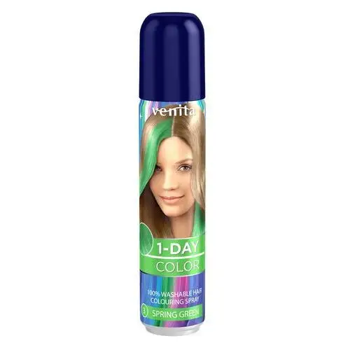 Venita Koloryzujący spray do włosów wiosenna zieleń