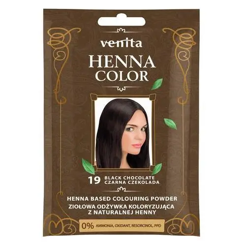 Venita Odżywka koloryzująca z naturalnej henny 19 czarna czekolada