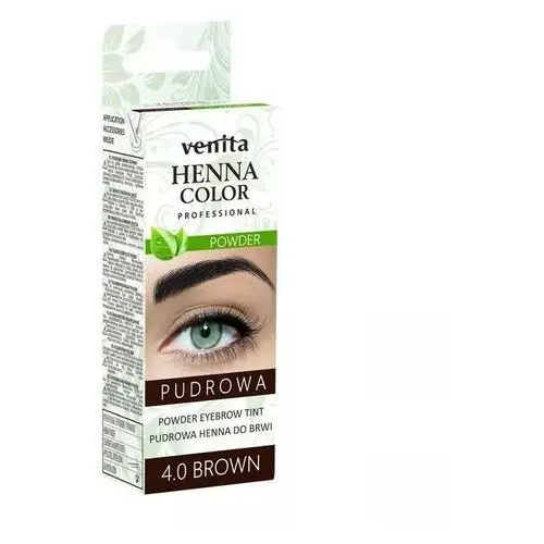 Pudrowa henna do brwi 4.0 brown