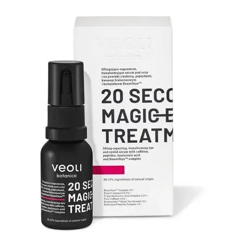 Veoli botanica - 20 seconds magic eye treatment - liftingująco naprawcze serum pod oczy i na powieki 15ml Veolibotanica