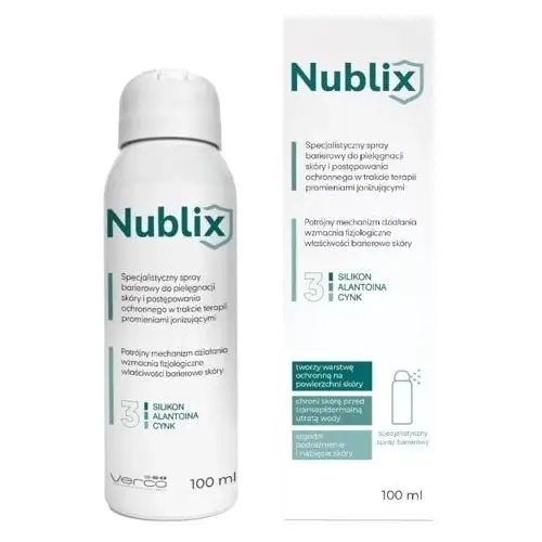 Nublix specjalistyczny spray barierowy do pielęgnacji skóry 100ml Verco