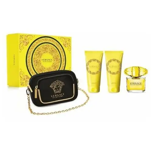 Versace, Yellow Diamond, zestaw kosmetyków, 4 szt