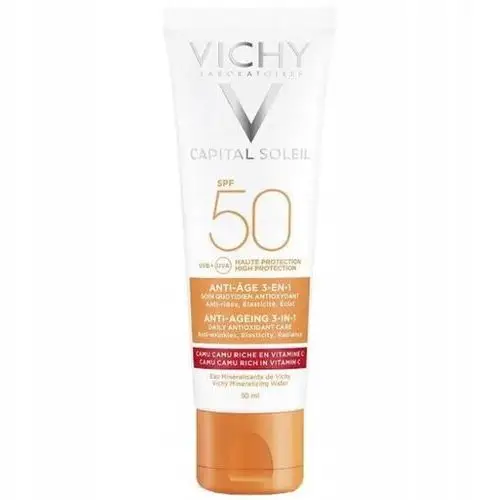 Vichy Capital Soleil SPF50 anti-aging Krem 3w1