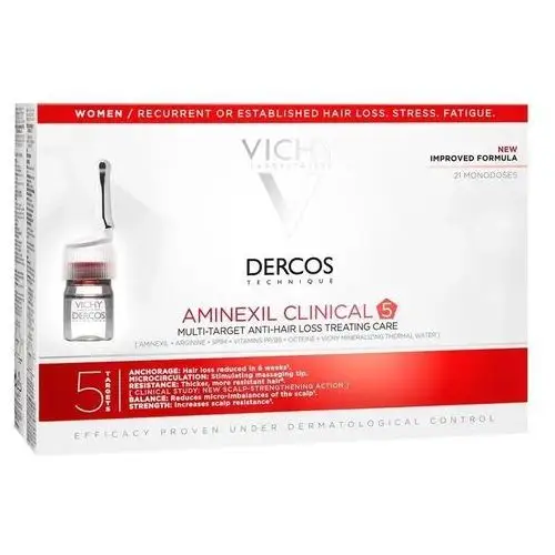 Vichy Dercos Aminexil kuracja przeciw wyp wł21 amp