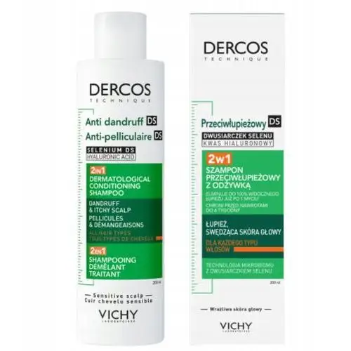 Vichy Dercos Ds Szampon przeciwłupieżowy z odżywką 2w1, 200 ml