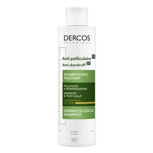 Dercos szampon przeciwłupieżowy do włosów suchych 390ml Vichy