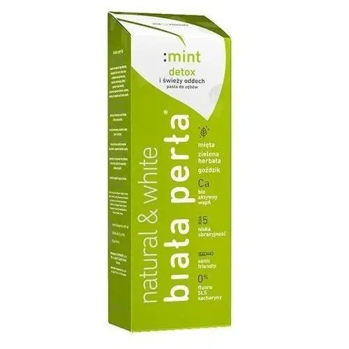 BIAŁA PERŁA Pasta natural mint 75ml